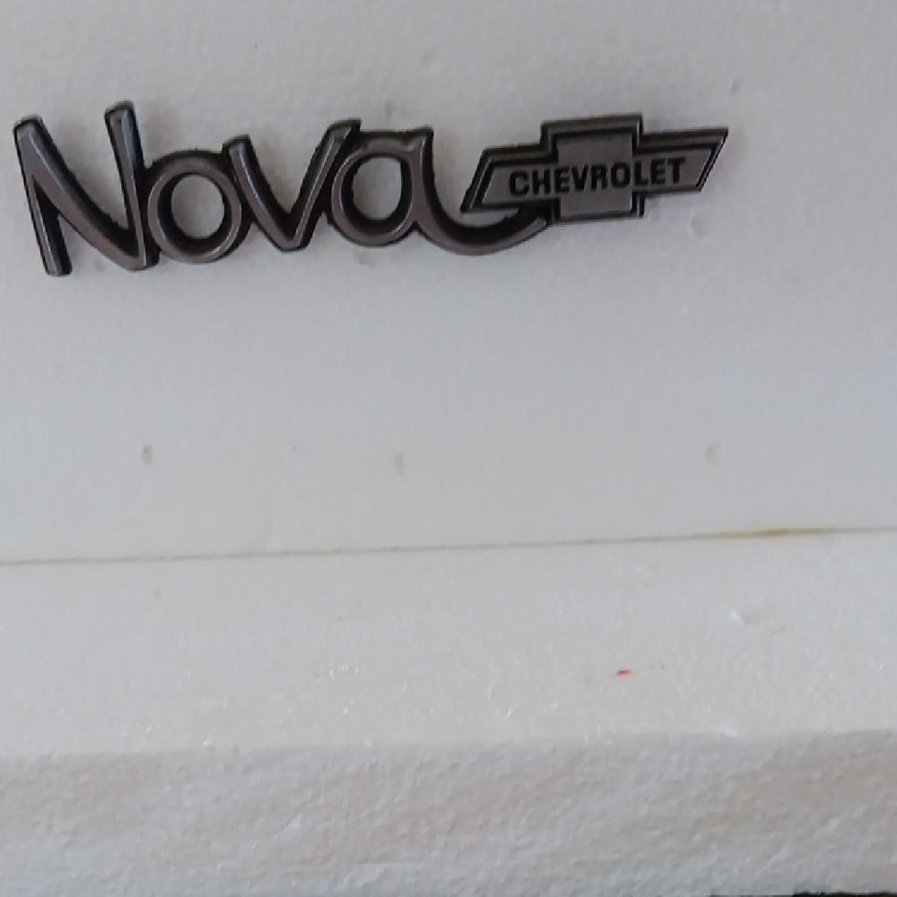 Chevrolet Nova Emblem - Sleek Silver Design